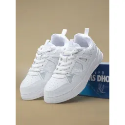 Asian Men's CHICAGO-02 White Sneakers