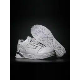 Asian Men's CHICAGO-11 Full White Sneakers