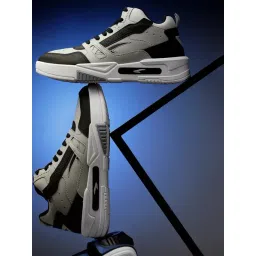 Asian Men's Grey Ankle High Sneakers