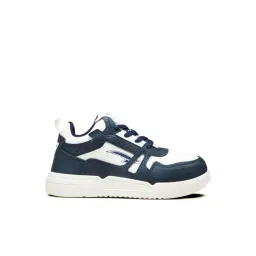 Asian Men's MEXICO-11 KIDS White & Navy Sneakers