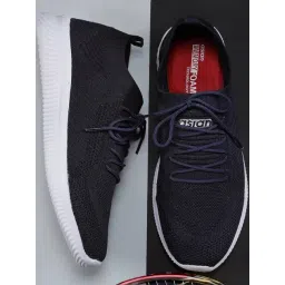 Asian Men's Navy Running Shoes