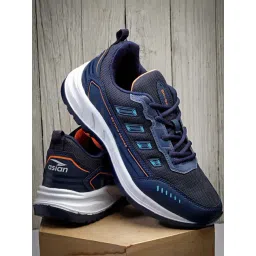Asian Men's Navy Running Shoes