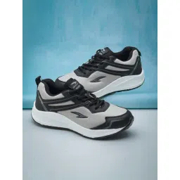 Asian Men's ORBIT-12 Light Grey & Black Running Shoes
