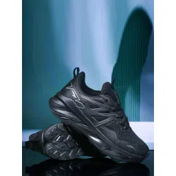 Asian Men's QUANTUM-24 Full Black Running Shoes