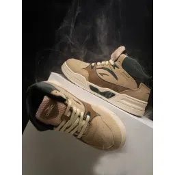 Asian Men's TANGO-11 Beige & Brown Sneakers