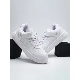 Asian Men's THUNDER-07 Full White Sneakers