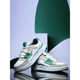Asian Men's UNICORN-13 White & Green Sneakers