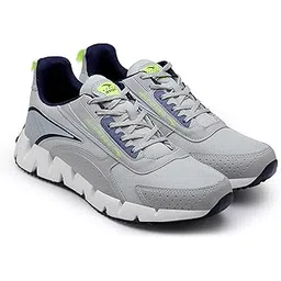 ASIAN Men's ZIGZAG-02 Sport Running,Walking,Gym Shoes with Cushioning Material,Extra Jump Lightweight Shoes TPR Outsole with Memory Foam Insole Casual Shoes for Men's & Boy's