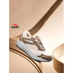 Asian Orbit-12 Men Colourblocked Lace-Ups Sports Shoes