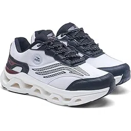 ASIAN Powerkick-23 Men’s Sports Shoes | Air Bubble Sole Running Sneakers for Training, Gym Lightweight Performance with Energy Return Grip & Breathable Design