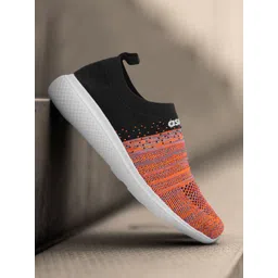 ASIAN Women Black & Peach Running Shoes