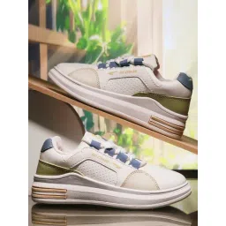 Asian Women's LUNA-03 White & Blue Sneakers