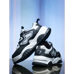 Asian Women's NANCY-06 White & Black Sneakers