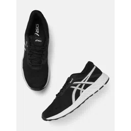 ASICS Men Black & White FLEXC Running Shoes