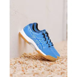 ASICS Men Blue Solid Gel-CourtMOV Running Shoes