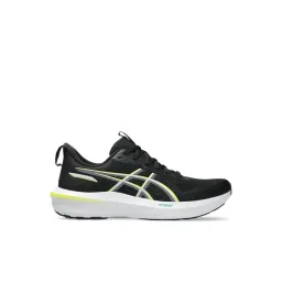 Asics Men's Black & Citron Running Shoes