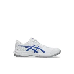Asics Men's COURT SLIDE 4 White & Dark Cobalt Tennis Shoes