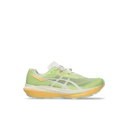 Asics Men's FUJISPEED 4 Lime Green & Cream Running Shoes