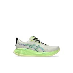 Asics Men's GEL-CUMULUS 27 Birch & Lime Green Running Shoes