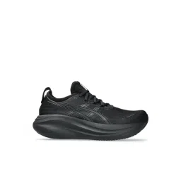 Asics Men's GEL-NIMBUS 27 Black & Black Running Shoes