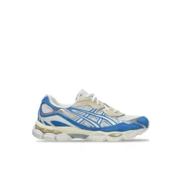 Asics Men's GEL-NYC White & Blue Coast Running Shoes