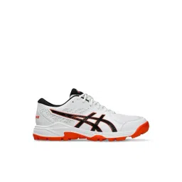 Asics Men's GEL-PEAKE 2 White & Black Cricket Shoes