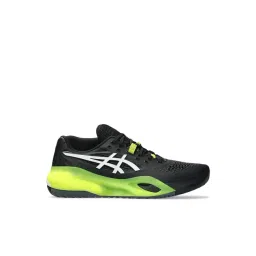 Asics Men's GEL-RESOLUTION X Black & White Tennis Shoes