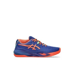 Asics Men's GEL-RESOLUTION X PADEL Dark Cobalt & Vivid Coral Tennis Shoes