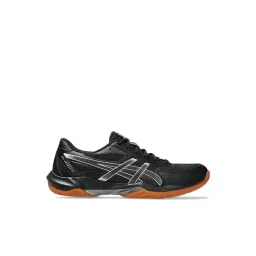 Asics Men's GEL-ROCKET 12 Black & Gunmetal Indoor Court Shoes