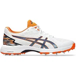 ASICS Mens Quick Single FF White/Midnight Cricket Shoes - 11 UK (1111A264.100)