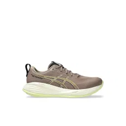 Asics Men's Taupe Grey & Black Running Shoes