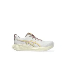 Asics Men's White & Fawn Running Shoes