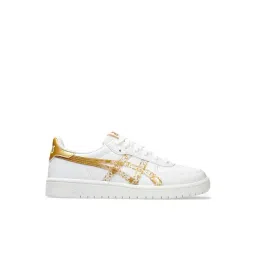 Asics Men's White & Pure Gold Sneakers
