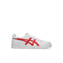 Asics Men's White & True Red Sneakers