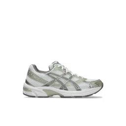 Asics Women's GEL-1130 White & Dried Leaf Green Sneakers