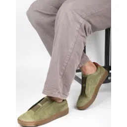 Atesber by Inc.5 Men's Green Casual Sneakers