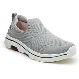 ATG-487 Ultra Comfort Breathable Cushioned Sports Slip-On Running Shoes for Men (Light Grey,7)