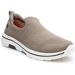 ATG-487 Ultra Comfort Breathable Cushioned Sports Slip-On Running Shoes for Men (Sand,9)