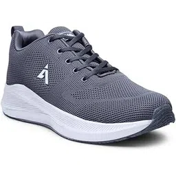 ATG-496 Ultra Comfort Breathable Cushioned Sports Lace-Up Running Shoes for Men(Dark Grey,10)