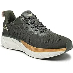 Atlanta Men's Sports Running Shoes Knitting Upper Lace Up Design Soft Cushioned Memory Foam Insole Extra Grip Anti Skid Comfortable Lightweight Durable for Gym, Walking, Jogging & Everyday