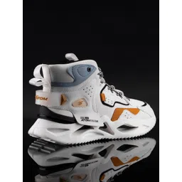 Atom Men Perforated Mid-Top Sneakers