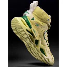 Atom Men Textured High-Top Sneakers