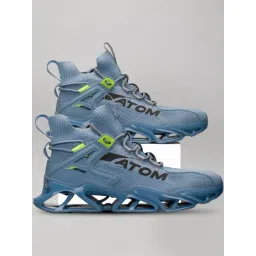 Atom Men's Hollow Man Blue Running Shoes