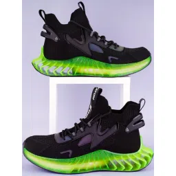 Atom Men's SpeedRider Black Running Shoes