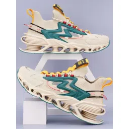 Atom Men's Spring Edge Alpha 1 Beige Running Shoes