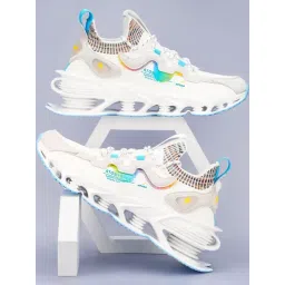 Atom Men's Spring Edge Alpha 1 White Running Shoes