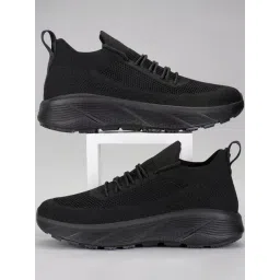 Atom Men's Ultimate Black Running Shoes