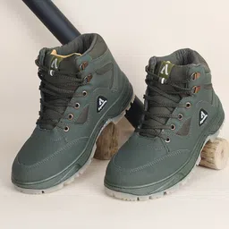 ATR-102 Boot Shoes for Men|Tracking Lace-up Boots Shoes with comfort insole Boots For Men