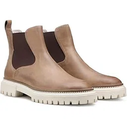 Austin Leather Chelsea Boots for Men – Genuine Leather Ankle Boot with Elastic Gusset, Pull-On Design, Slip-Resistant Sole, Casual & Formal Wear