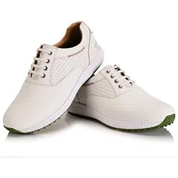 Austin Spikeless ESS Golf Shoes (White, Numeric_8)